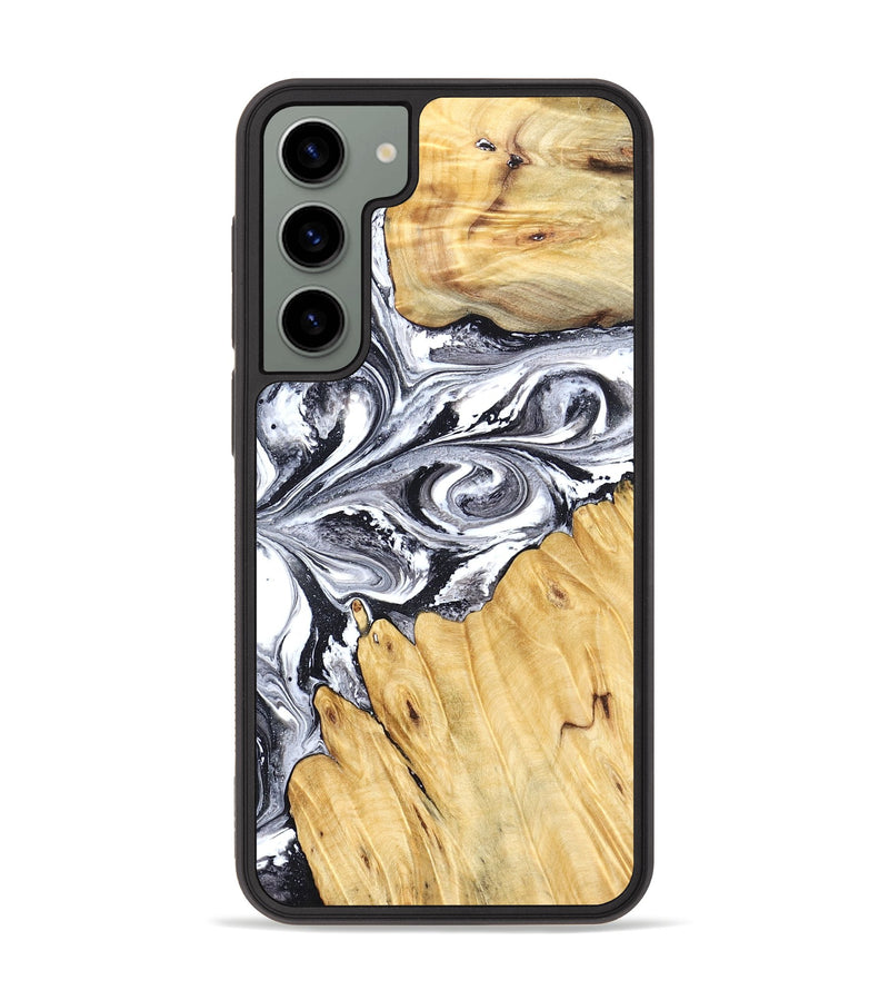 Galaxy S23 Plus Wood Phone Case - Starr (Black & White, 828308)