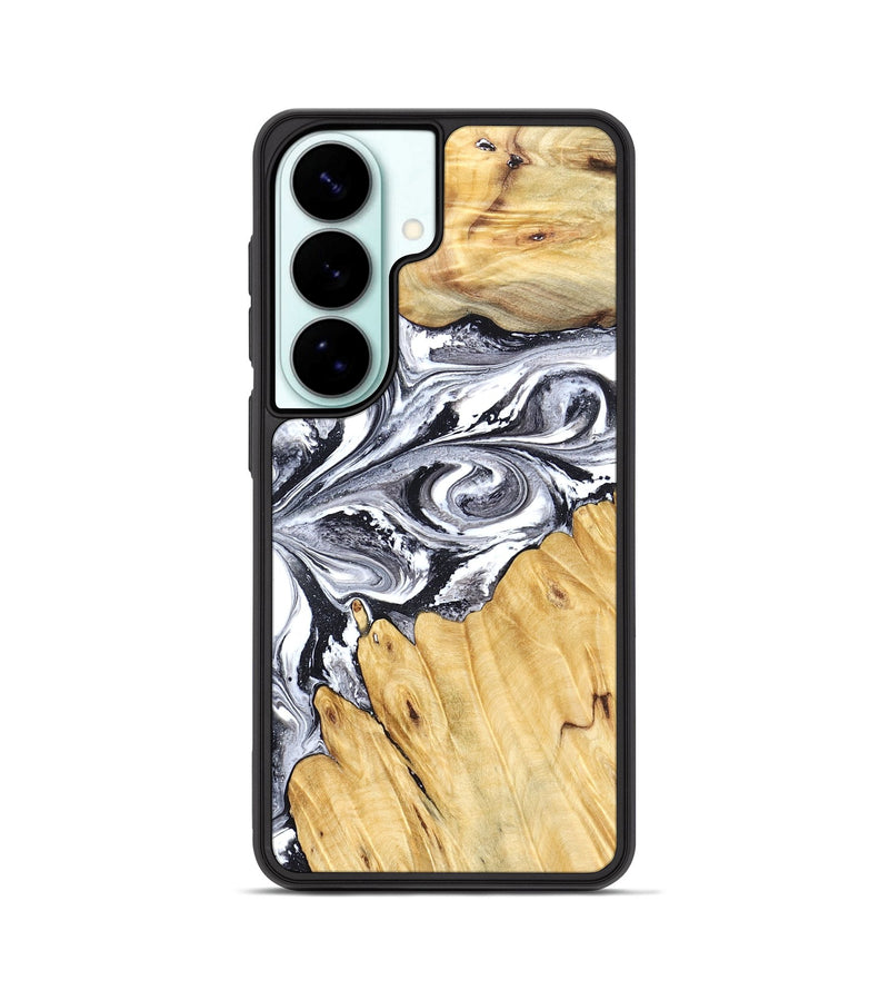 Galaxy S26 Wood Phone Case - Starr (Black & White, 828308)