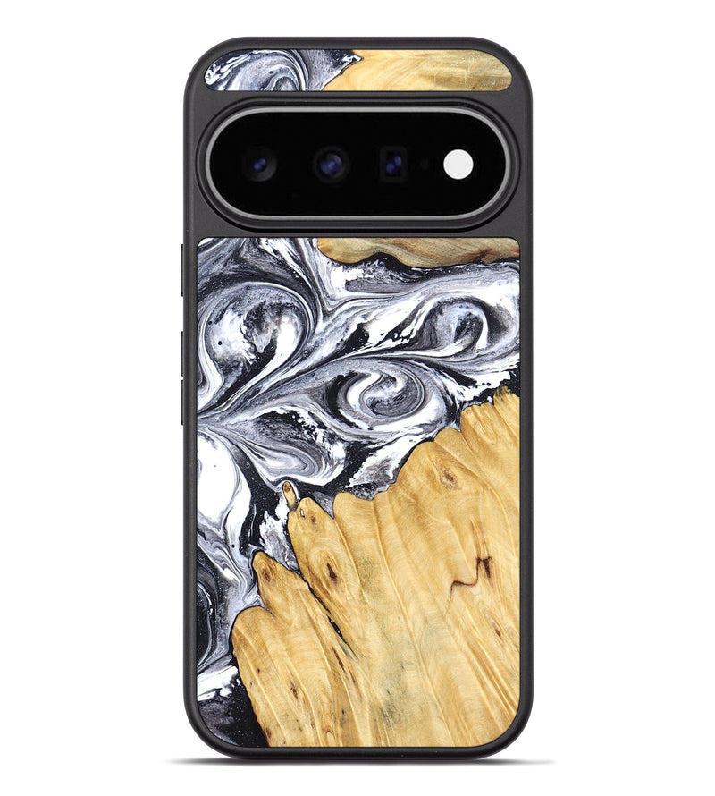 Pixel 11 Pro XL Wood Phone Case - Starr (Black & White, 828308)
