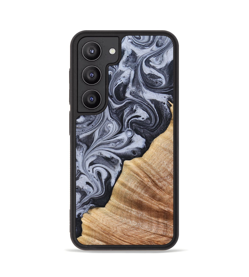 Galaxy S23 Wood Phone Case - Marvel (Black & White, 828309)