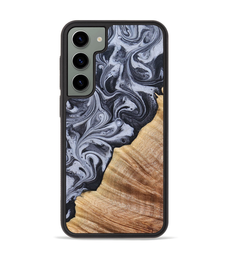 Galaxy S23 Plus Wood Phone Case - Marvel (Black & White, 828309)