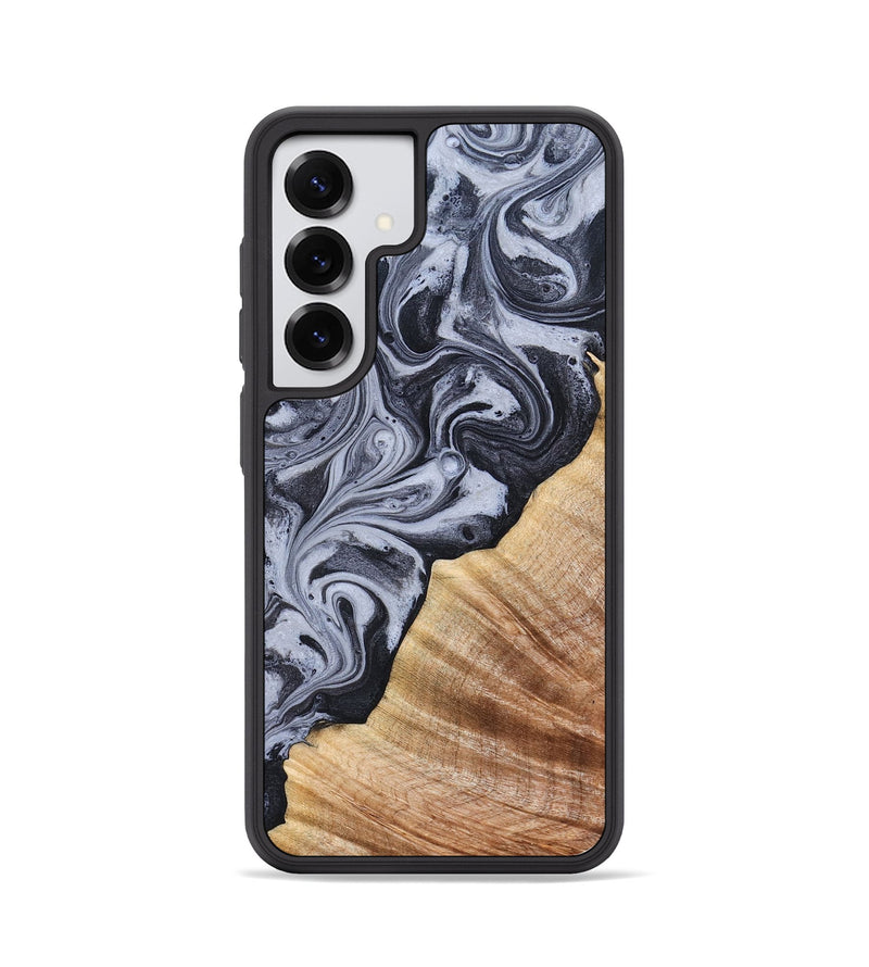 Galaxy S25 Wood Phone Case - Marvel (Black & White, 828309)