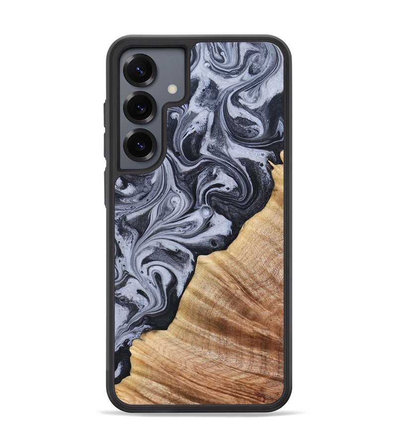 Galaxy S25 Plus Wood Phone Case - Marvel (Black & White, 828309)