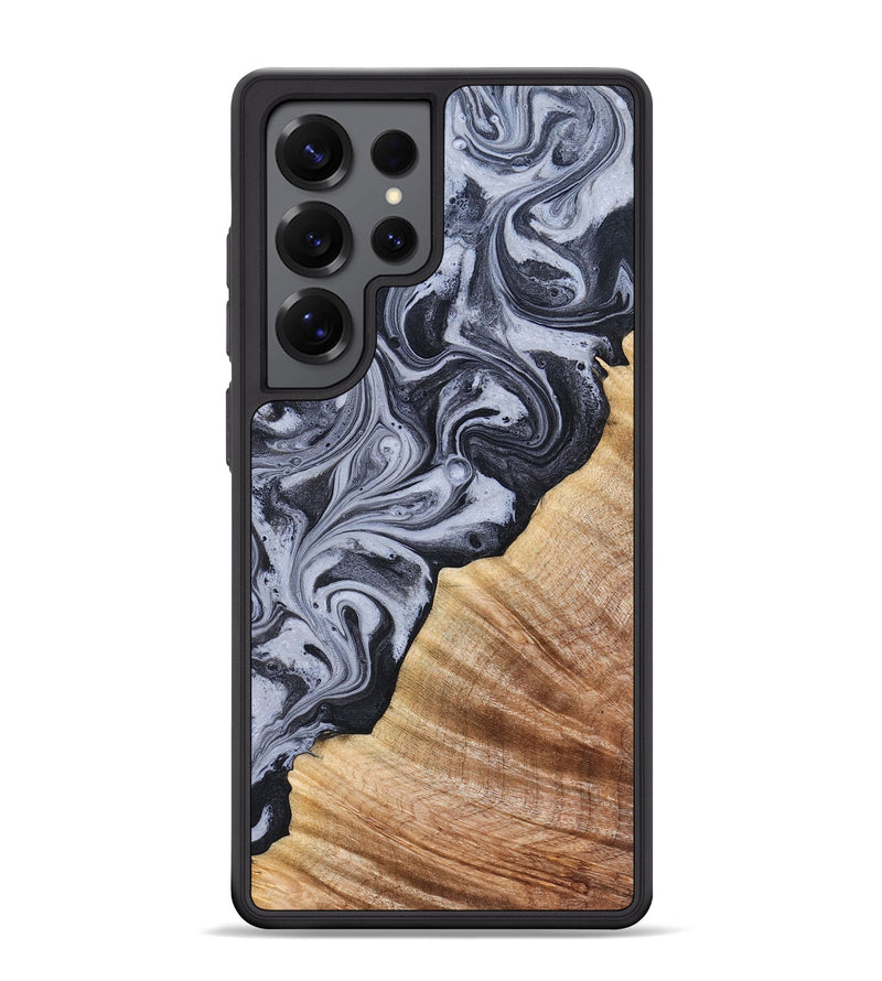 Galaxy S25 Ultra Wood Phone Case - Marvel (Black & White, 828309)