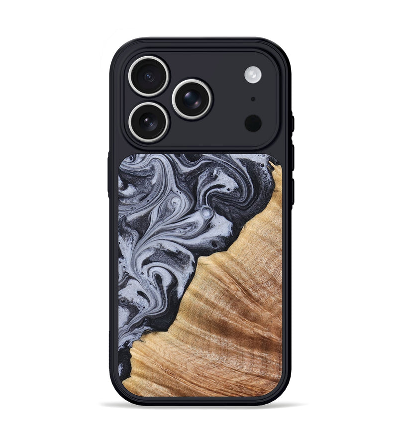iPhone 17 Pro Wood Phone Case - Marvel (Black & White, 828309)