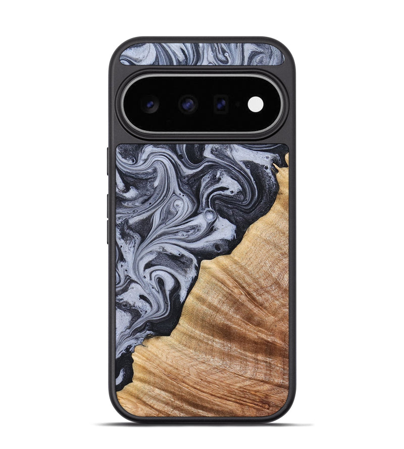 Pixel 11 Pro Wood Phone Case - Marvel (Black & White, 828309)