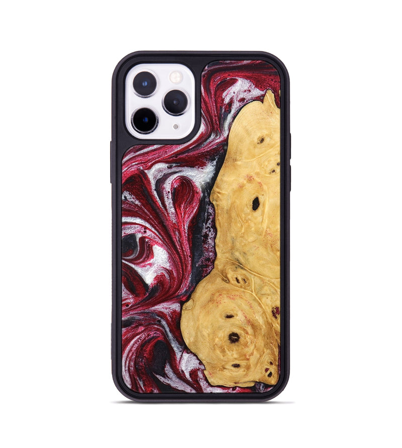 iPhone 11 Pro Wood Phone Case - Foster (Red, 828311)