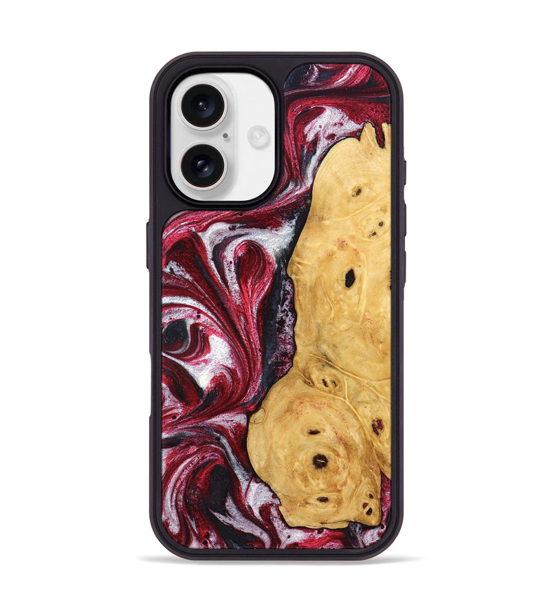 iPhone 17 Wood Phone Case - Foster (Red, 828311)