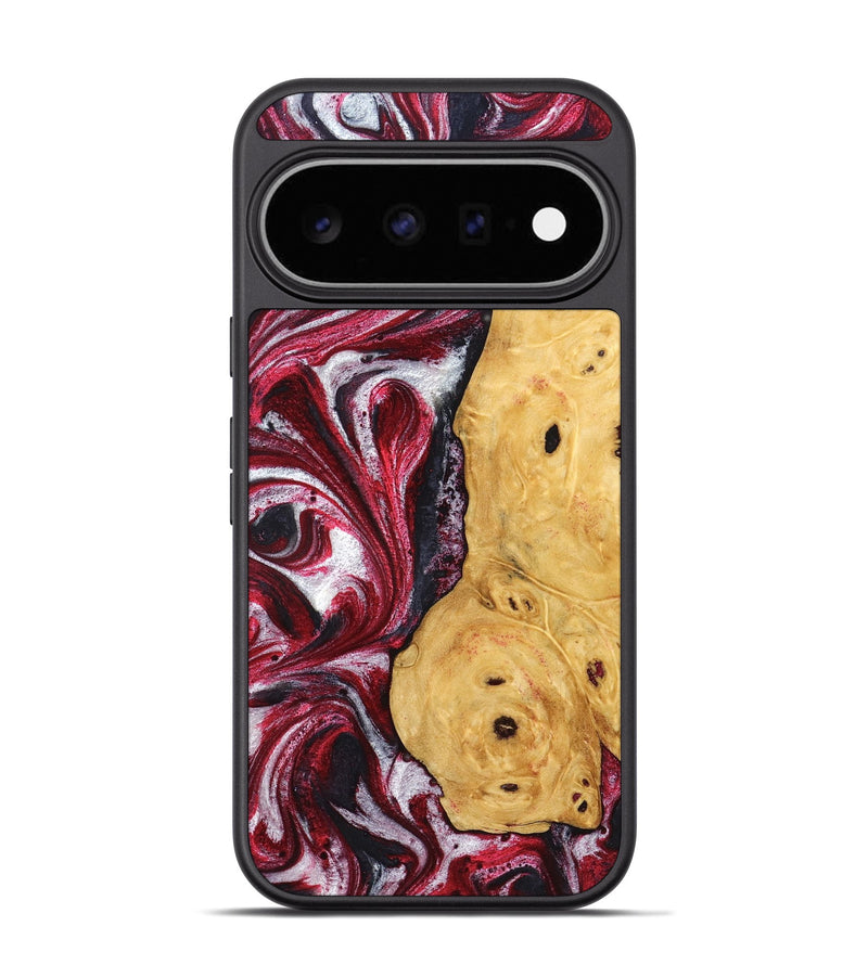 Pixel 11 Pro Wood Phone Case - Foster (Red, 828311)