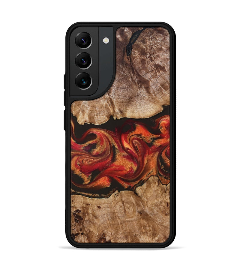 Galaxy S22 Plus Wood Phone Case - Ashlynn (Red, 828314)