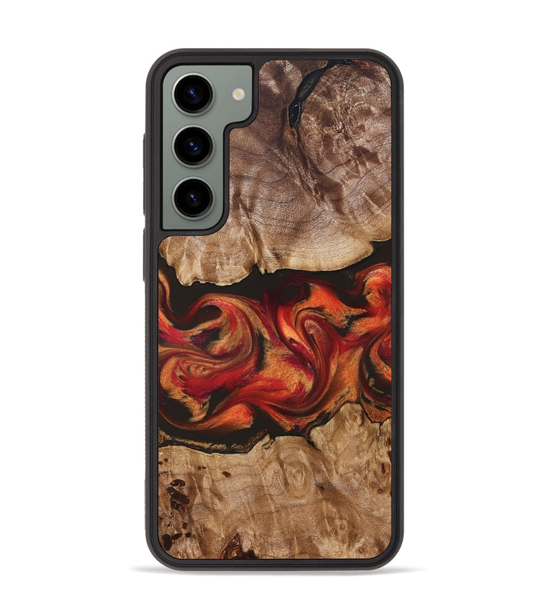 Galaxy S23 Plus Wood Phone Case - Ashlynn (Red, 828314)