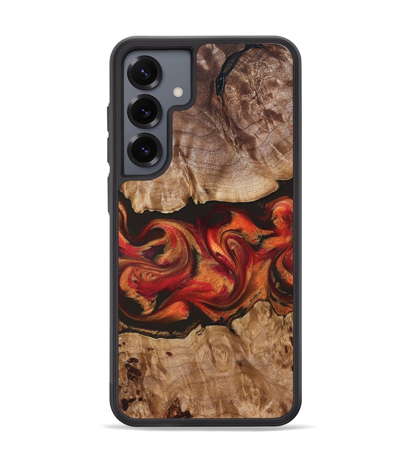 Galaxy S25 Plus Wood Phone Case - Ashlynn (Red, 828314)