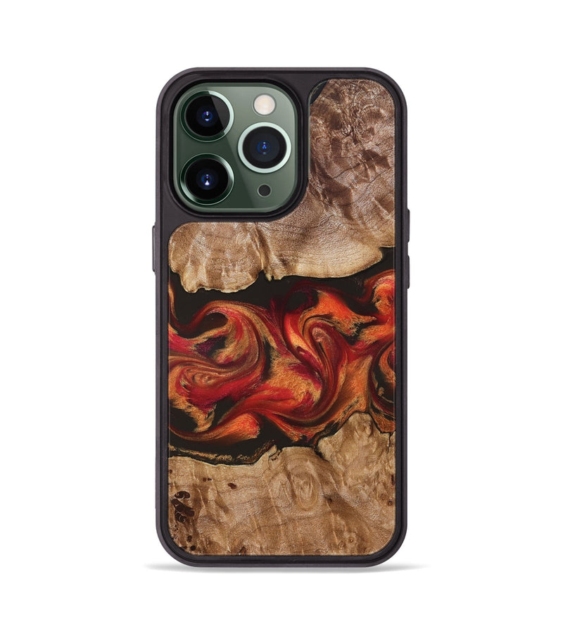 iPhone 13 Pro Wood Phone Case - Ashlynn (Red, 828314)