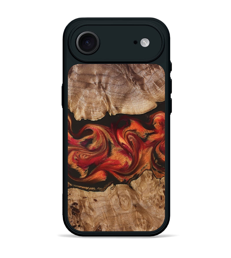 iPhone 17 Air Wood Phone Case - Ashlynn (Red, 828314)