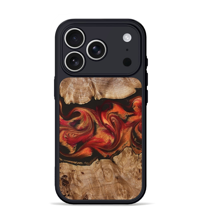 iPhone 17 Pro Wood Phone Case - Ashlynn (Red, 828314)