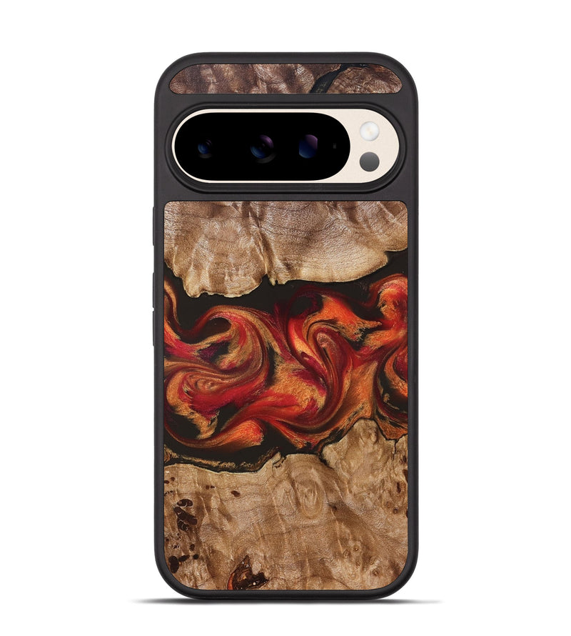 Pixel 10 Wood Phone Case - Ashlynn (Red, 828314)