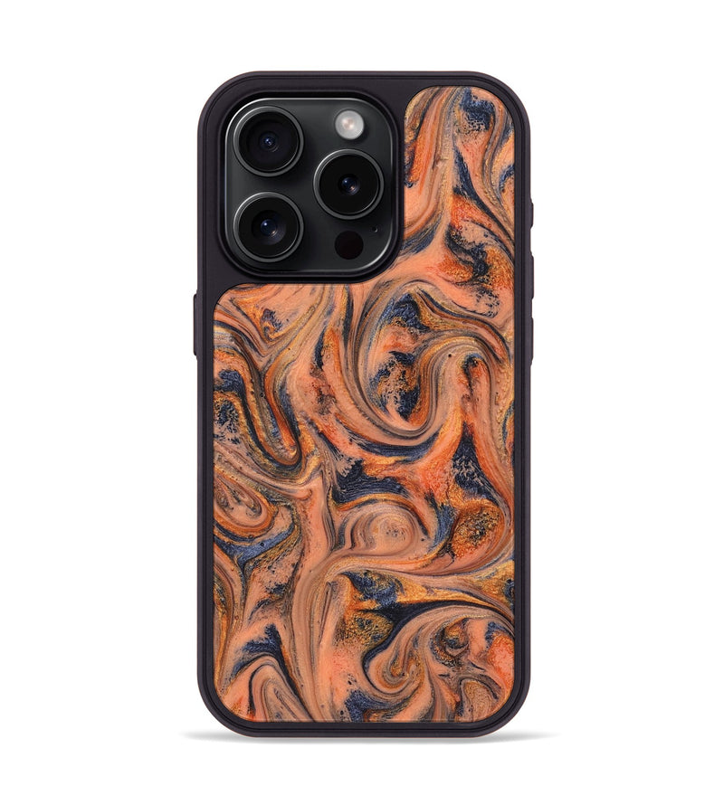 iPhone 15 Pro ResinArt Phone Case - Cari (Red, 828319)