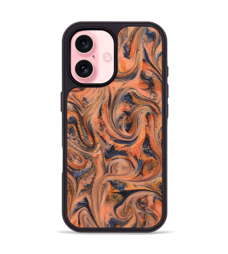 iPhone 16 ResinArt Phone Case - Cari (Red, 828319)