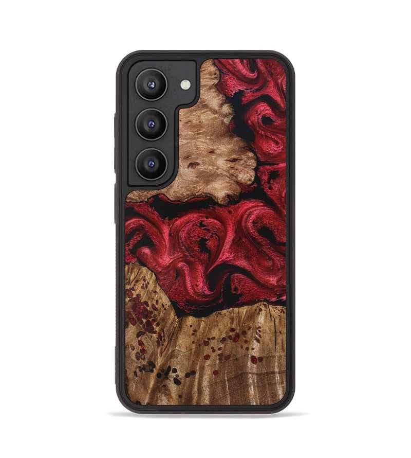 Galaxy S23 Wood Phone Case - Leilani (Red, 828320)