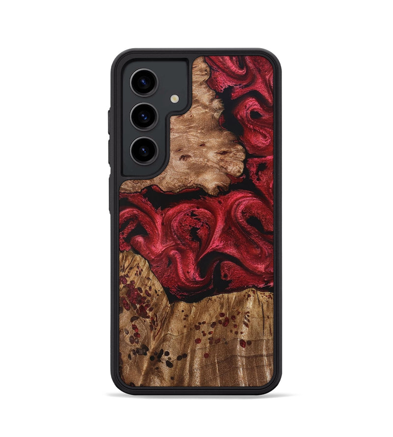 Galaxy S24 Wood Phone Case - Leilani (Red, 828320)