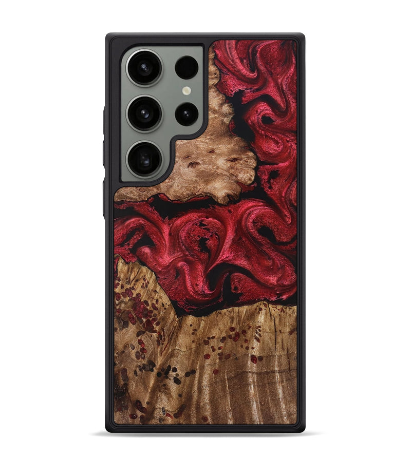 Galaxy S24 Ultra Wood Phone Case - Leilani (Red, 828320)