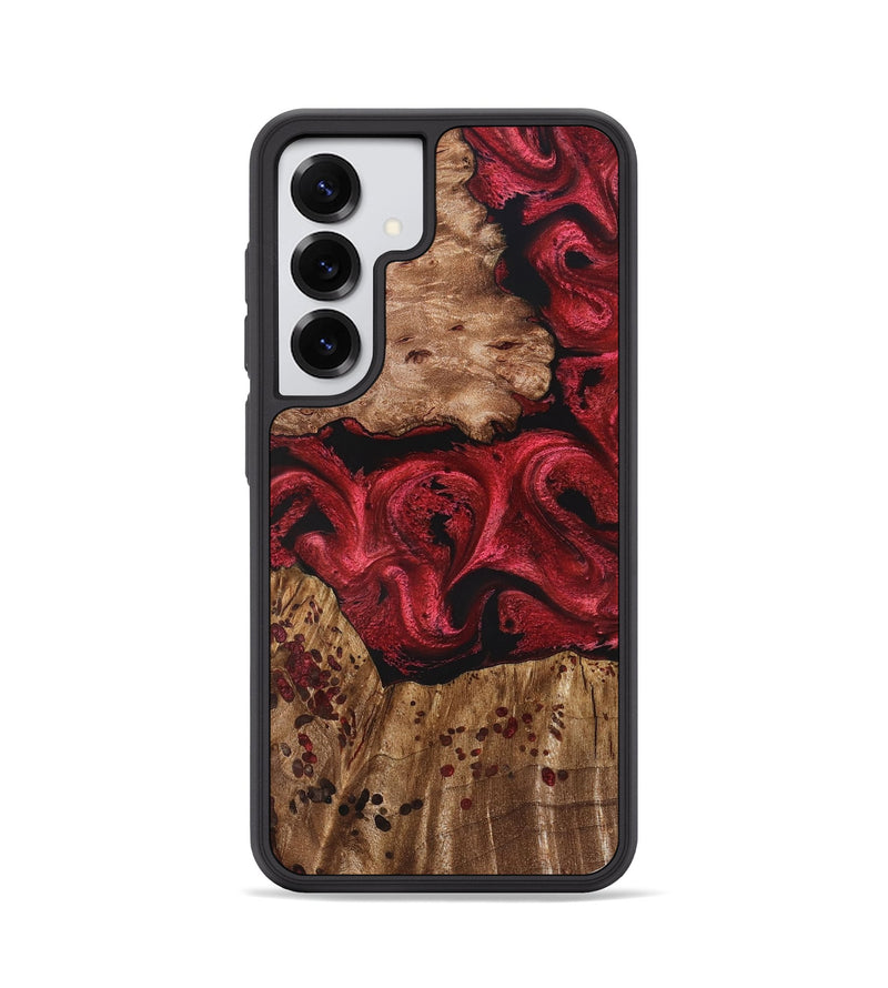 Galaxy S25 Wood Phone Case - Leilani (Red, 828320)