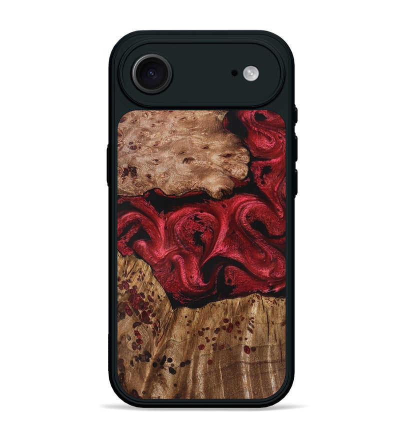 iPhone 17 Air Wood Phone Case - Leilani (Red, 828320)