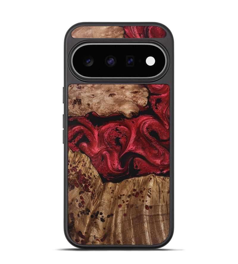Pixel 11 Wood Phone Case - Leilani (Red, 828320)
