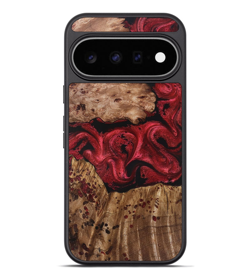 Pixel 11 Pro XL Wood Phone Case - Leilani (Red, 828320)