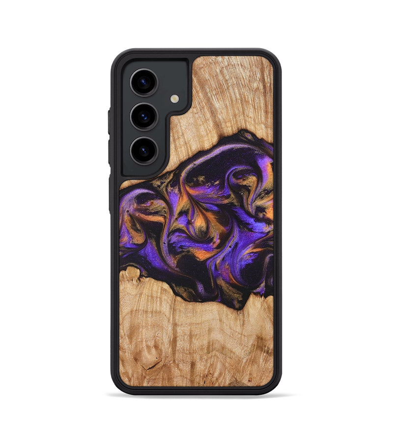 Galaxy S24 Wood Phone Case - Valery (Purple, 828323)