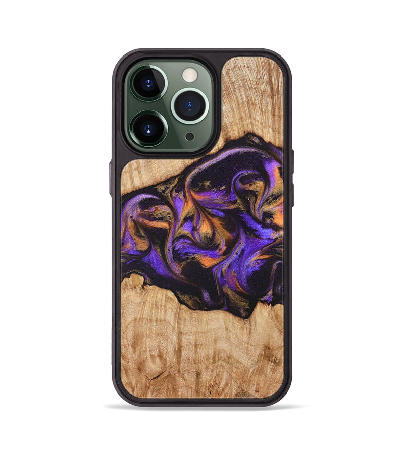 iPhone 13 Pro Wood Phone Case - Valery (Purple, 828323)