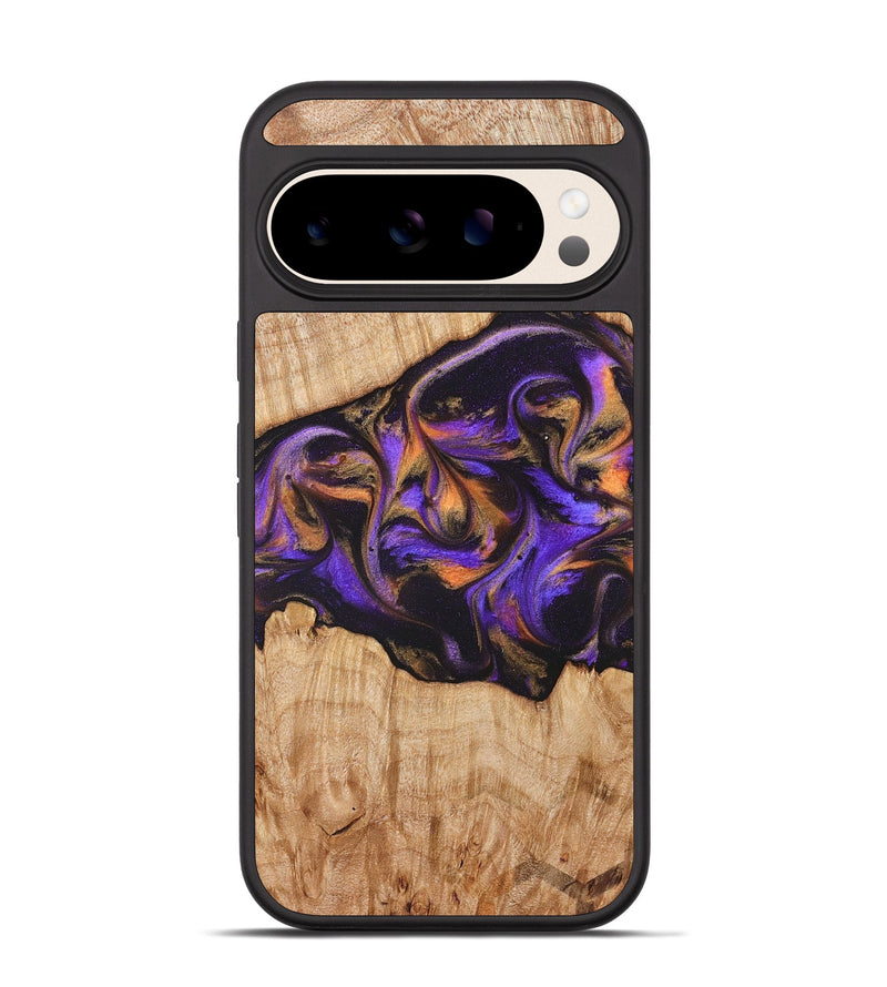 Pixel 10 Wood Phone Case - Valery (Purple, 828323)
