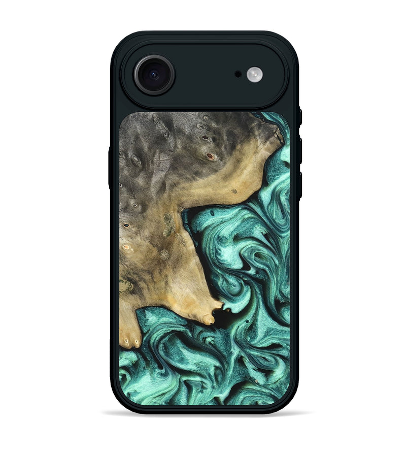 iPhone 17 Air Wood Phone Case - Nikita (Green, 828324)