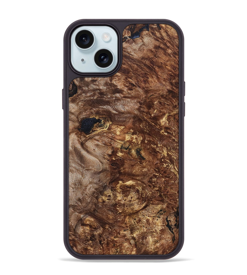 iPhone 15 Plus Wood Phone Case - Tiara (Wood Burl, 828326)