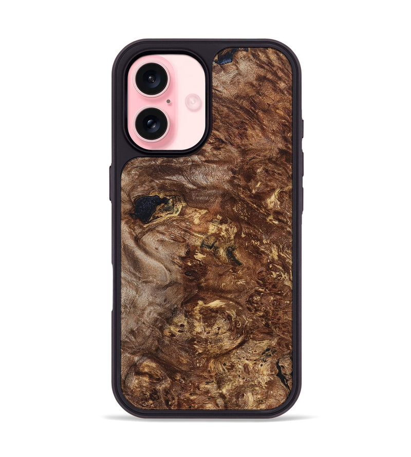 iPhone 16 Wood Phone Case - Tiara (Wood Burl, 828326)