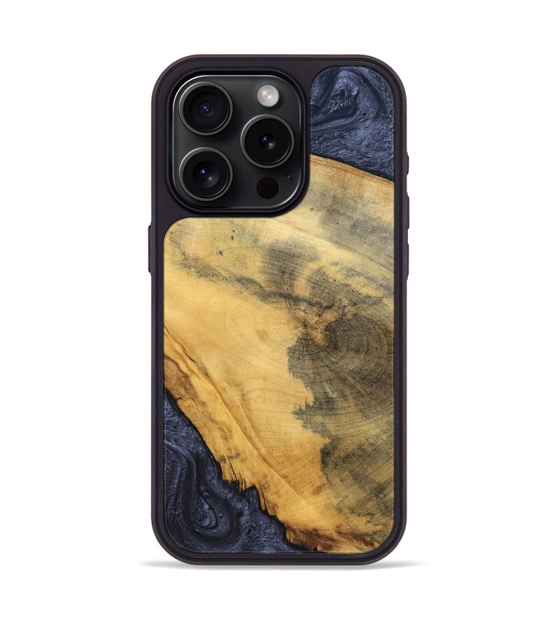 iPhone 15 Pro Wood Phone Case - Ally (Wood Burl, 828332)