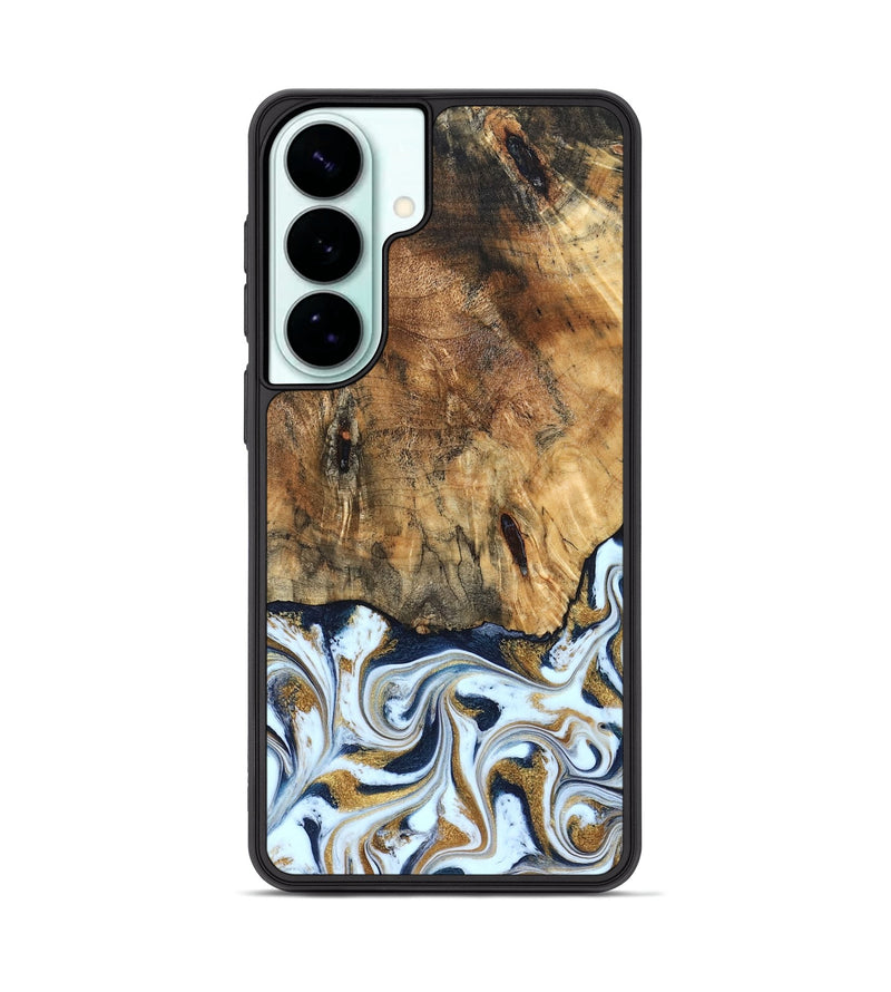 Galaxy S26 Plus Wood Phone Case - Marci (Teal & Gold, 828336)