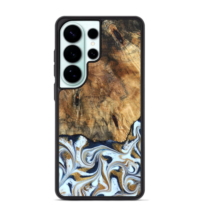 Galaxy S26 Ultra Wood Phone Case - Marci (Teal & Gold, 828336)