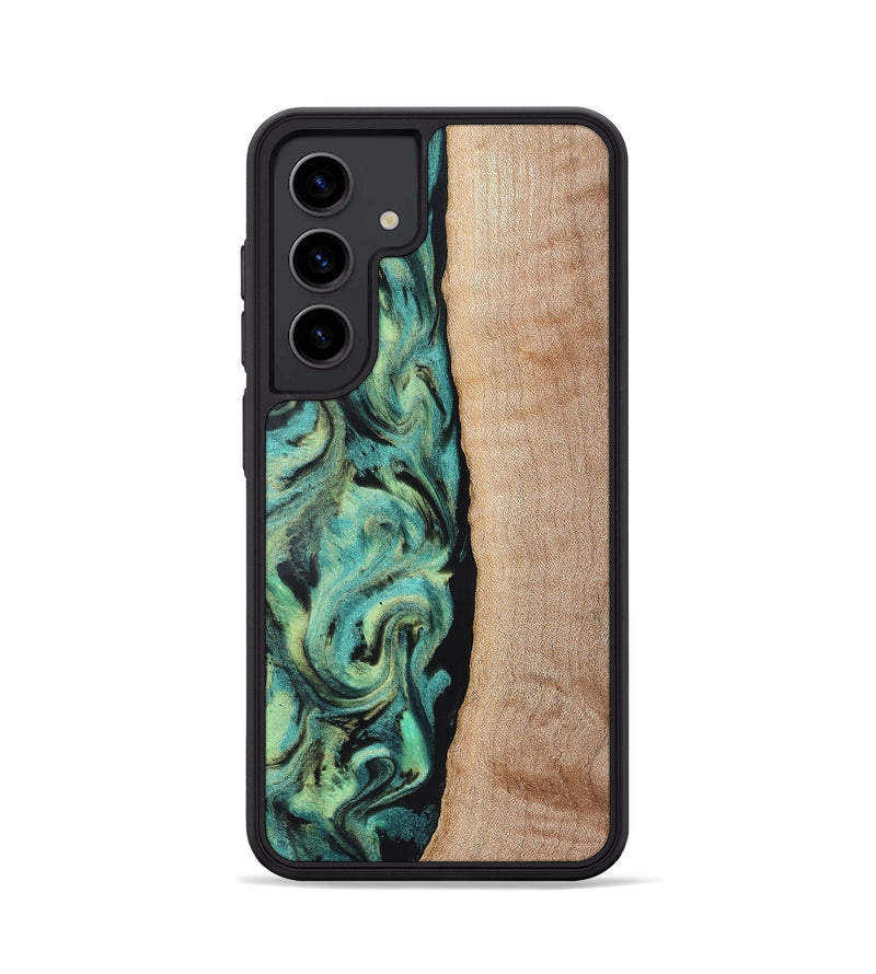 Galaxy S24 Wood Phone Case - Tosha (Green, 828343)
