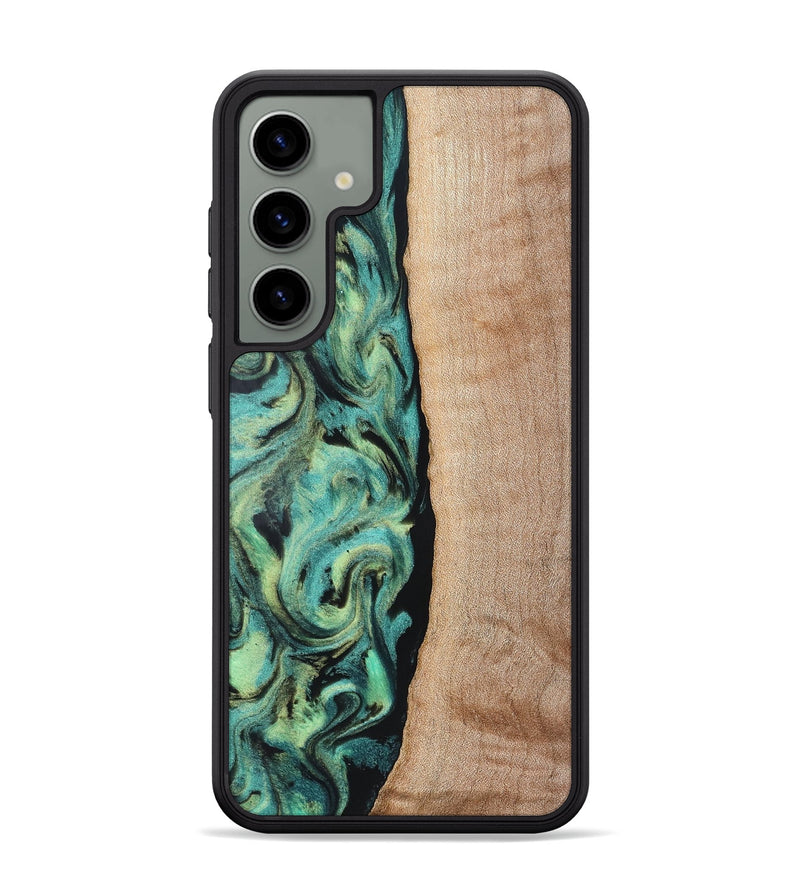 Galaxy S24 Plus Wood Phone Case - Tosha (Green, 828343)