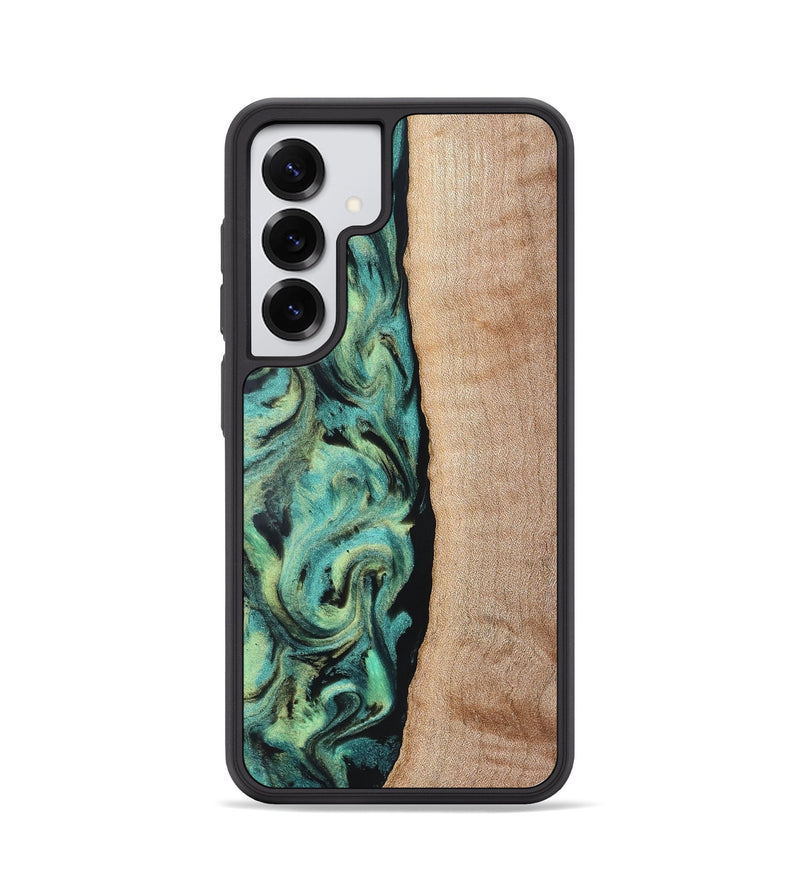 Galaxy S25 Wood Phone Case - Tosha (Green, 828343)