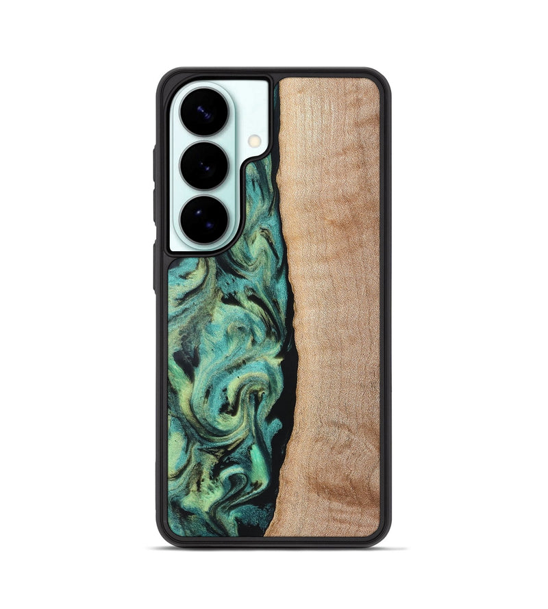 Galaxy S26 Wood Phone Case - Tosha (Green, 828343)