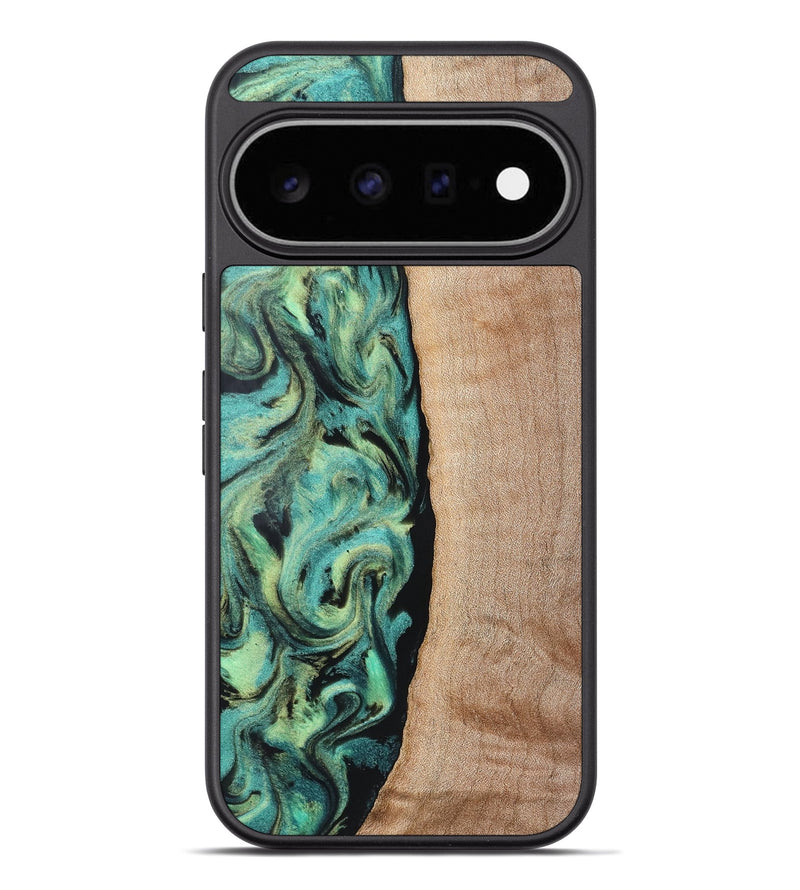 Pixel 11 Pro XL Wood Phone Case - Tosha (Green, 828343)