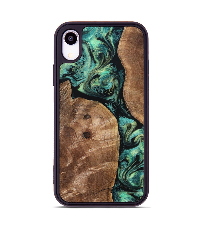 iPhone Xr Wood Phone Case - Denver (Green, 828344)