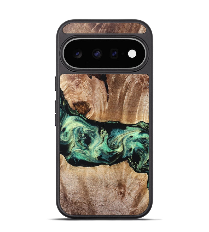 Pixel 11 Wood Phone Case - Teri (Green, 828347)