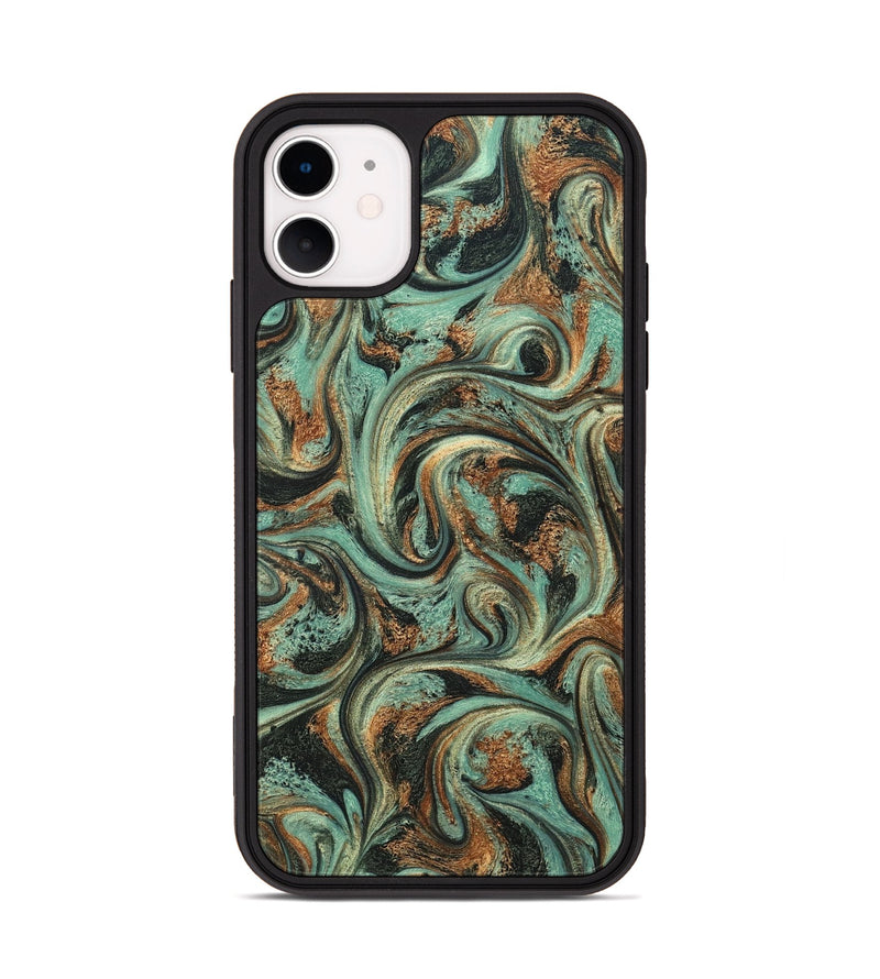 iPhone 11 ResinArt Phone Case - Marian (Green, 828348)