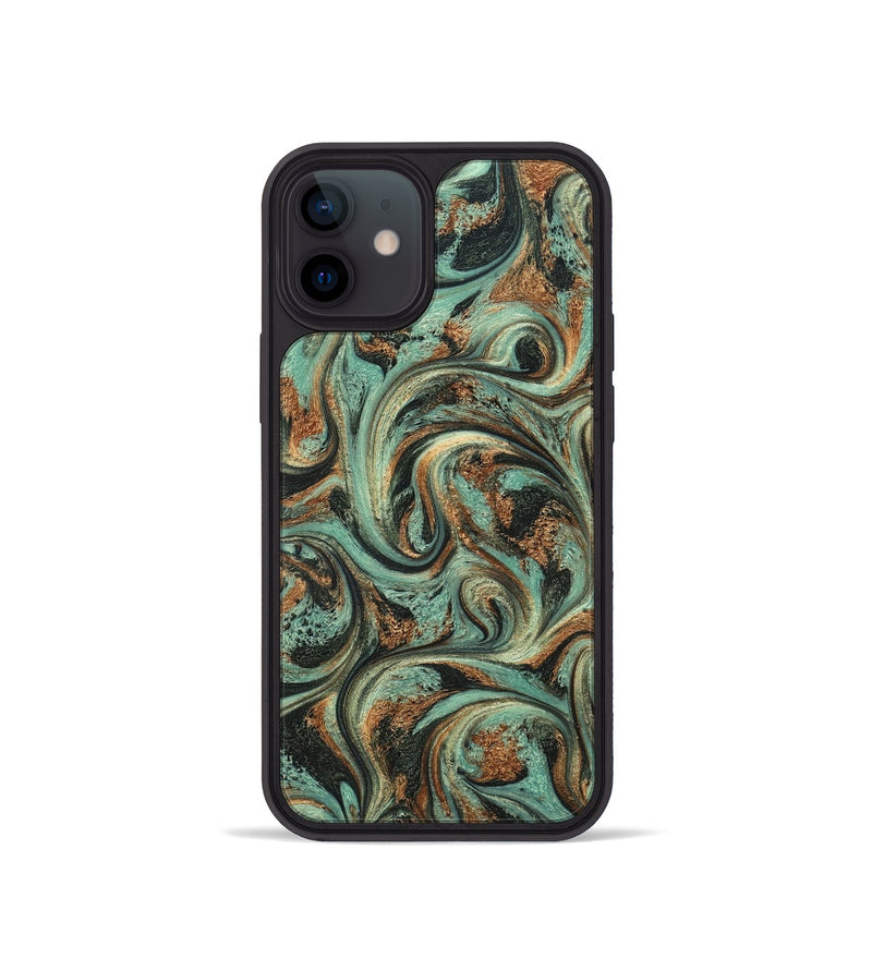 iPhone 12 mini ResinArt Phone Case - Marian (Green, 828348)