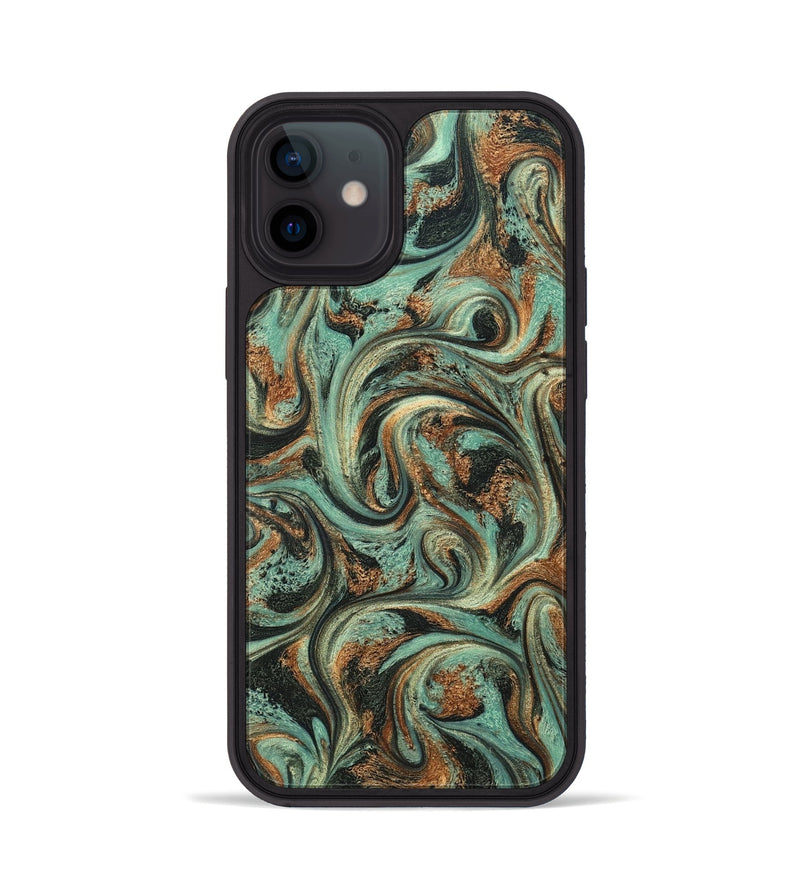 iPhone 12 ResinArt Phone Case - Marian (Green, 828348)