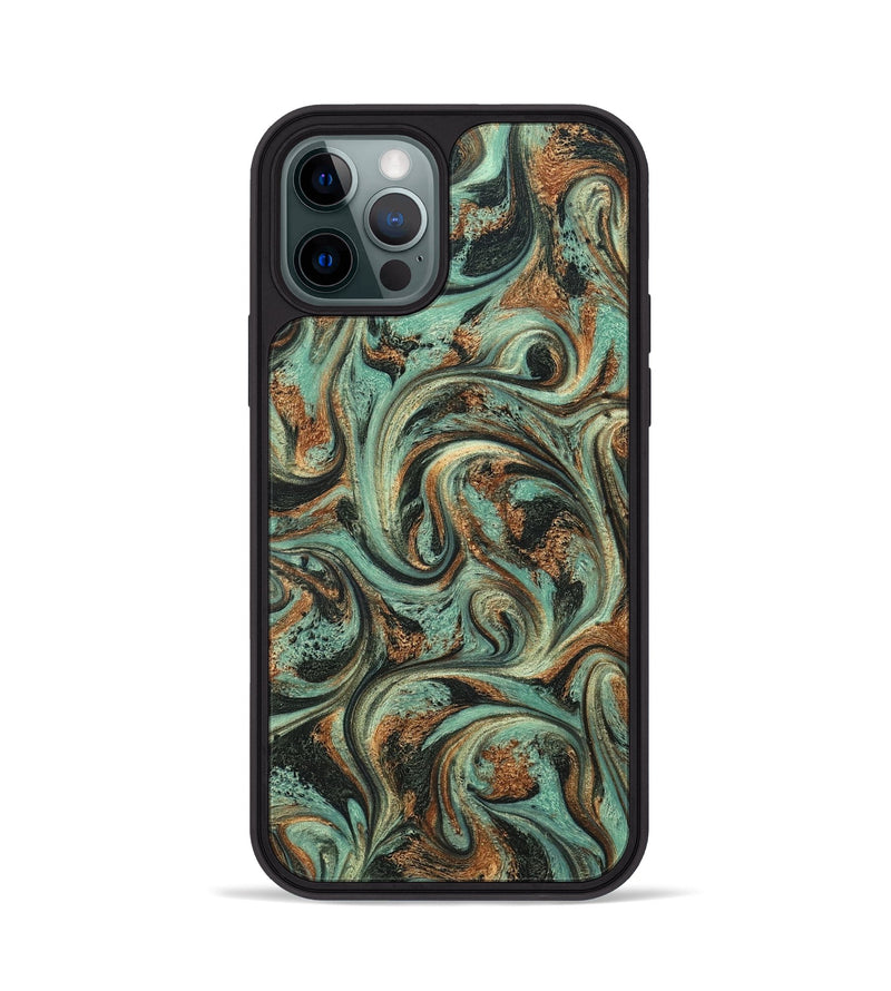 iPhone 12 Pro ResinArt Phone Case - Marian (Green, 828348)