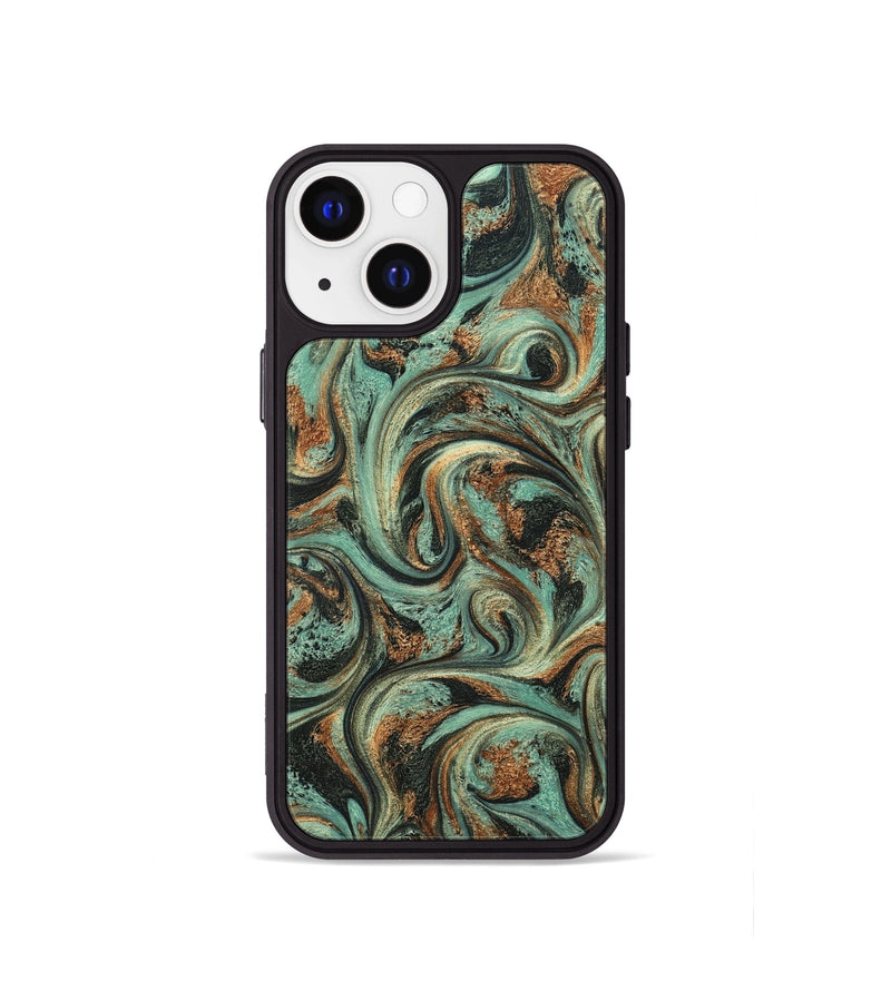 iPhone 13 mini ResinArt Phone Case - Marian (Green, 828348)